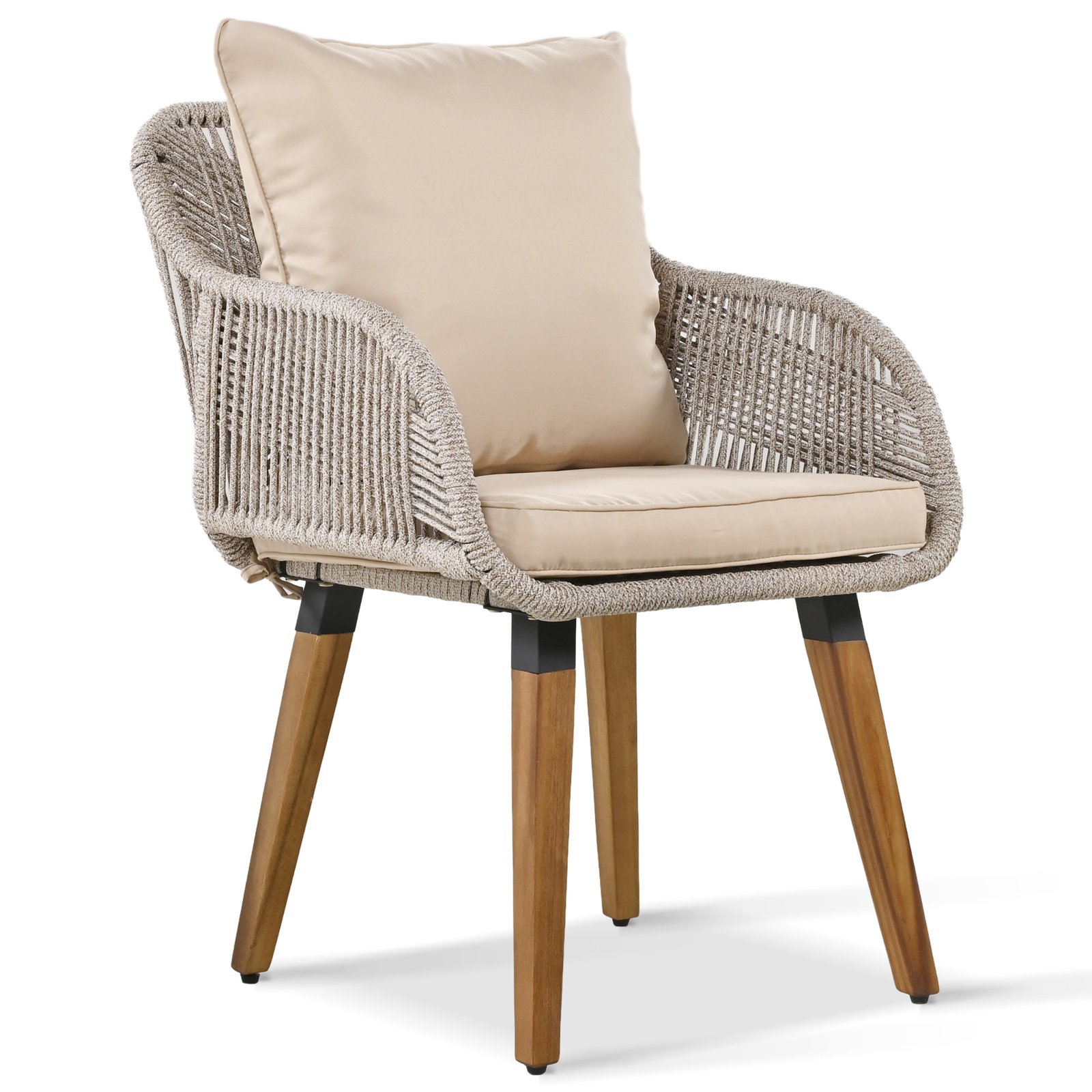 5 Pieces Patio Furniture Chair Sets - Image 2